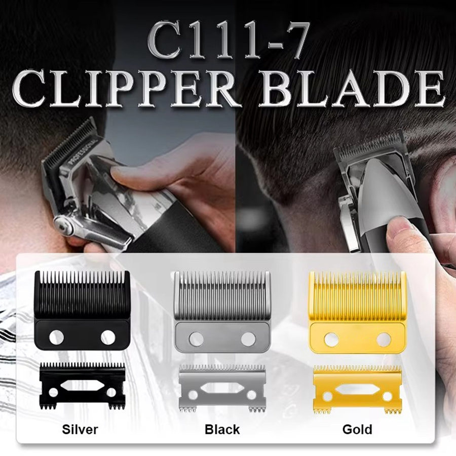 Factory Price Replacement Hair Clipper Blade Precision Graphite Dlc Deep Tooth Zero Gapped Barber