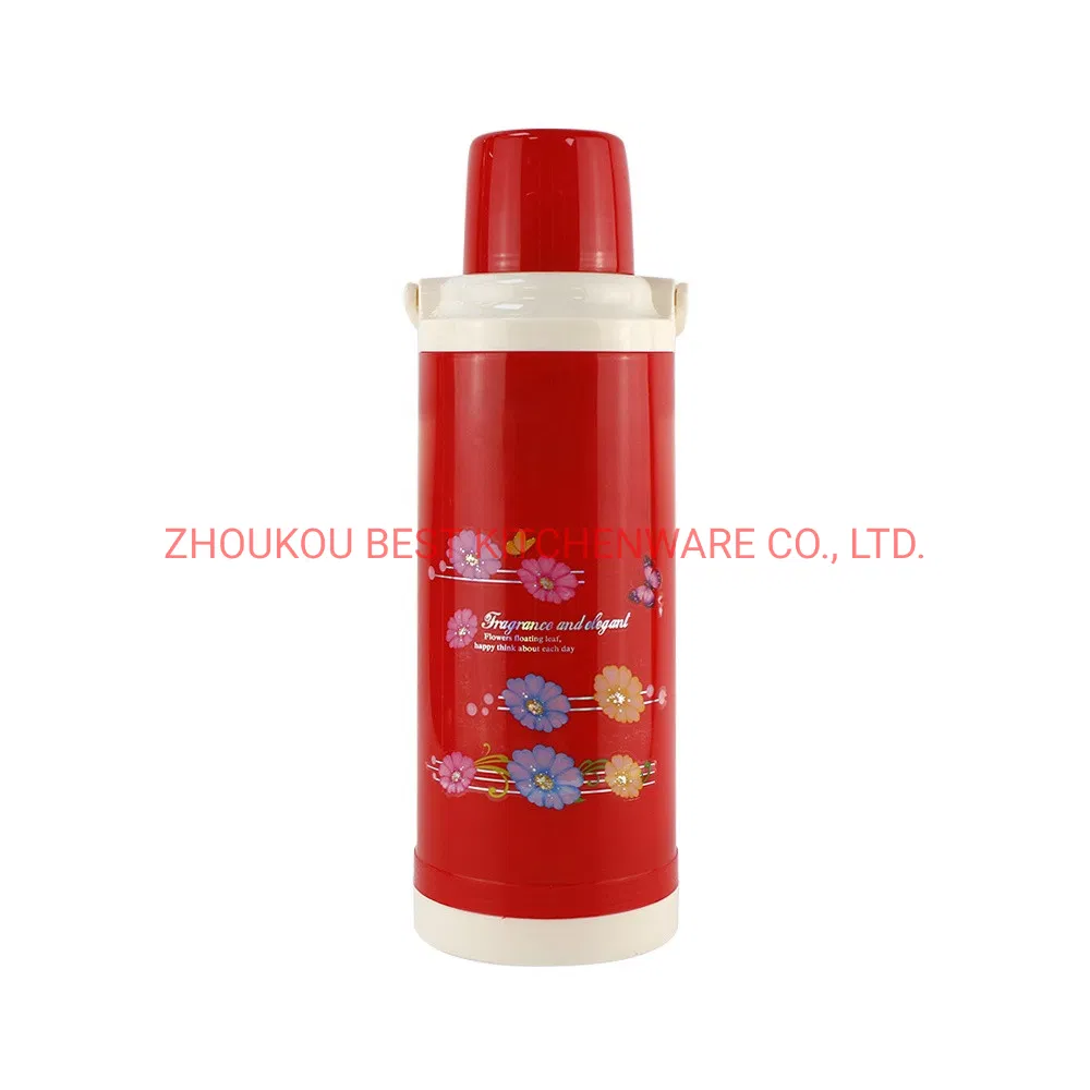 Top Selling 2 Liter Thermal Hot Water Tea Plastic Flask with Glass Liner