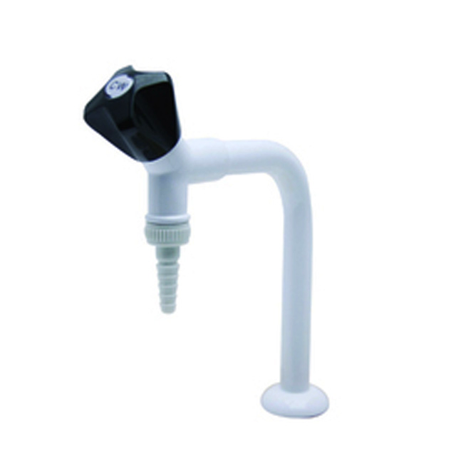 Тройной лабораторный кран M-образный, настольный монтаж