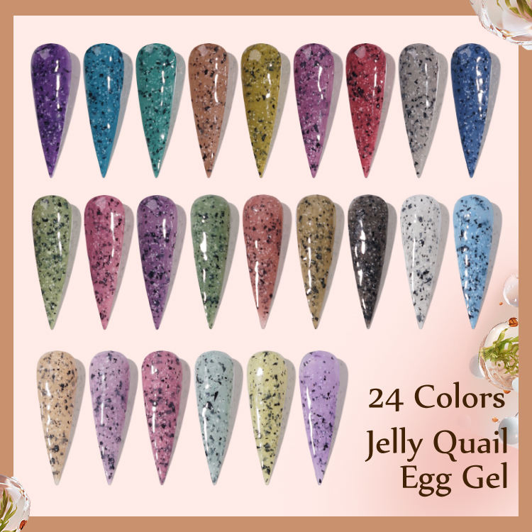 Jelly Quail Egg Gel Nail Gel Polish OEM/ODM Private Label Hot Sale 120 Colors UV Gel Polish Custom Logo Nail Polish