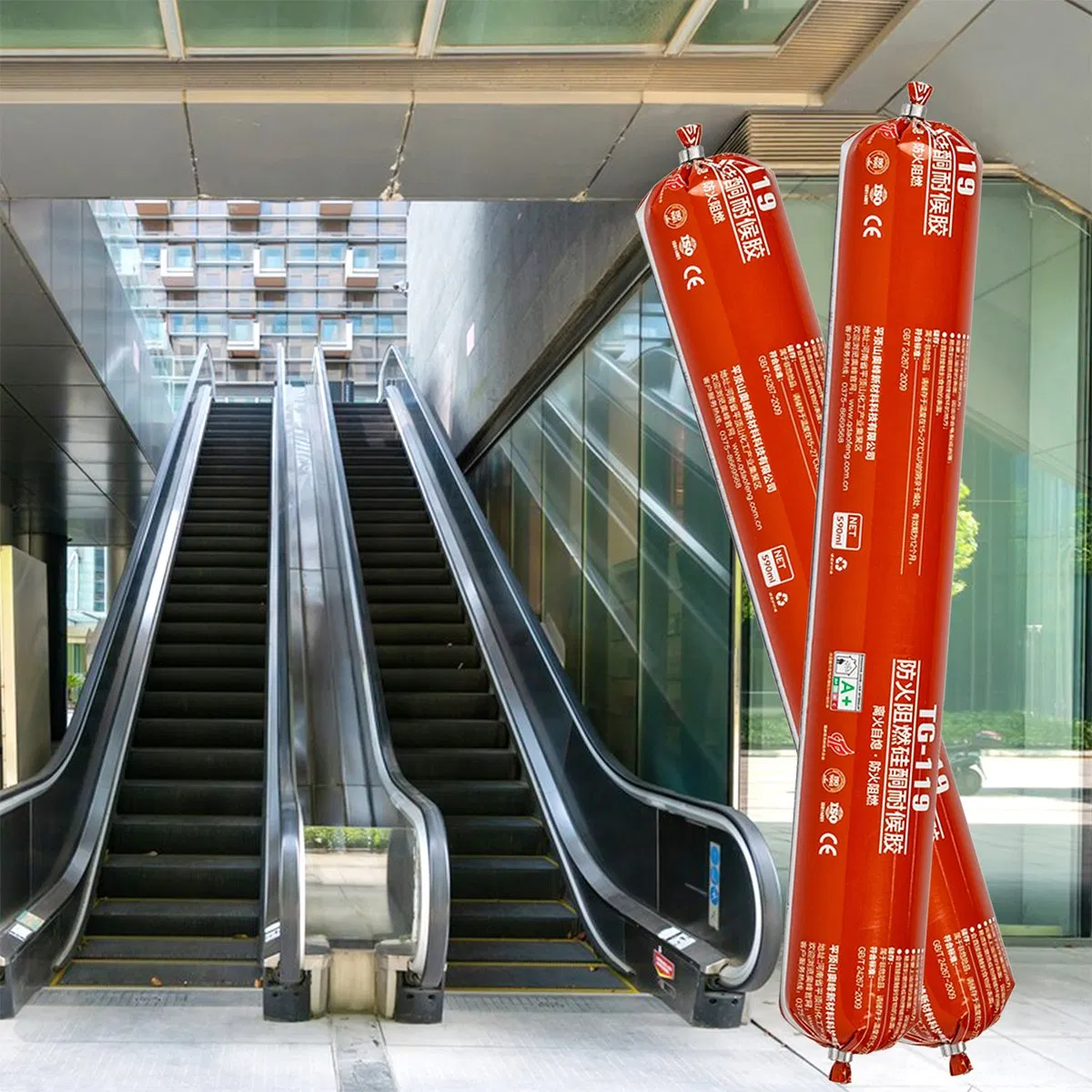 High-Performance Fireproof Sealant for Metal and Glass Joints