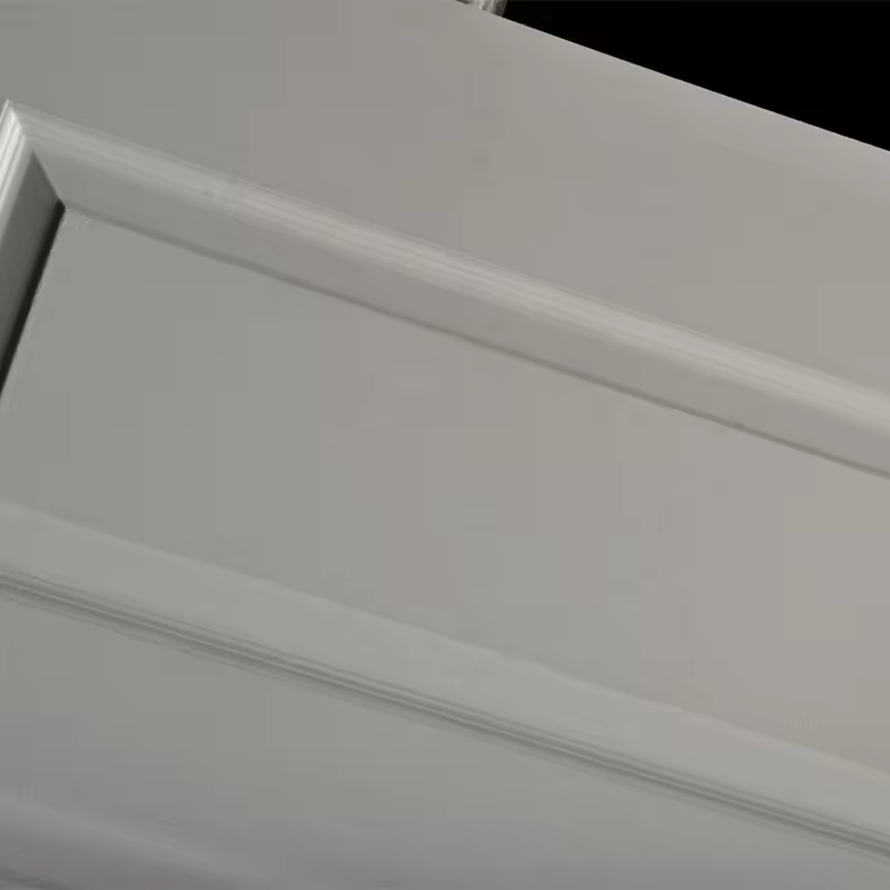 5 - Panel Modern Classical Design White Primer Coated Wood Interior Door