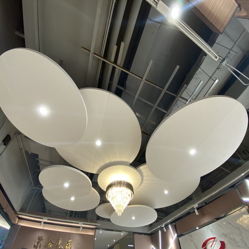 China Factory Sound Absorption Coefficient Acoustic Fiberglass Ceiling Panels for Music Room
