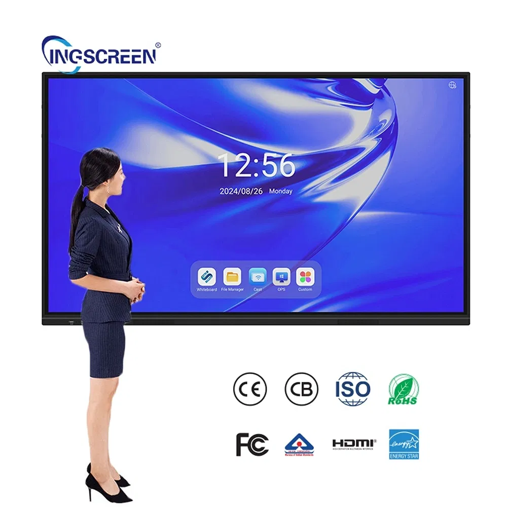 Anti-Mistouch Intelligent Calibration OEM ODM Custom All-in-One Digital Interactive Smart White Board