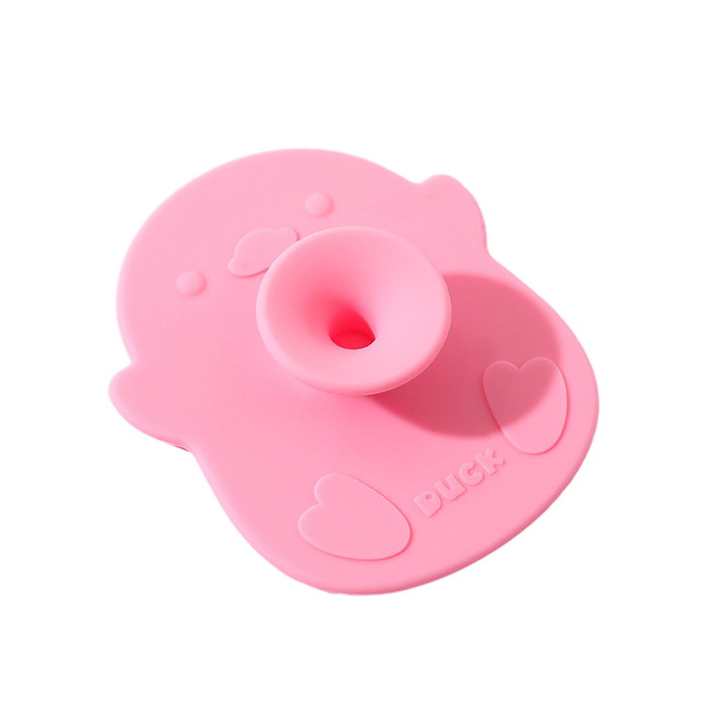 Baby Silicone Head Shampoo Brush Scalp Cleaning Silicone Baby Bath Brush with Effective Massage Design