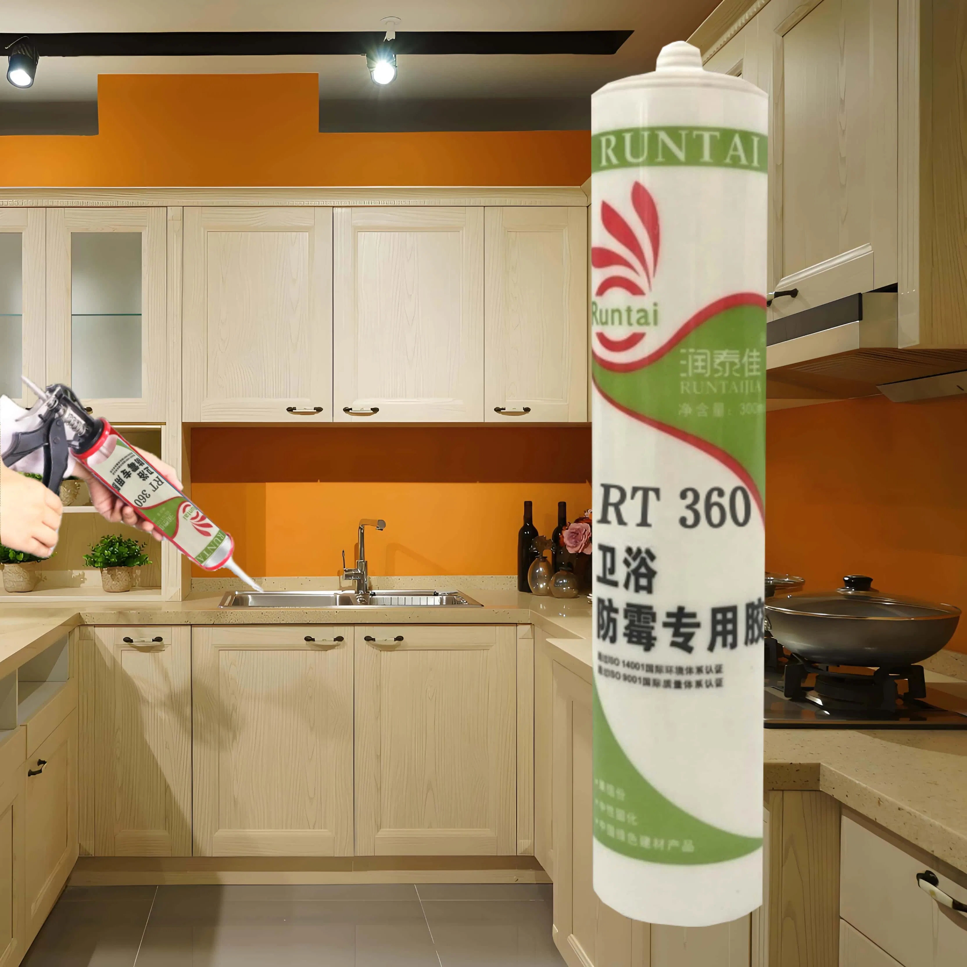 Hot Selling Waterproof Mildewproof Weatherproof Silicone Sealant for Bathroom Kitchen