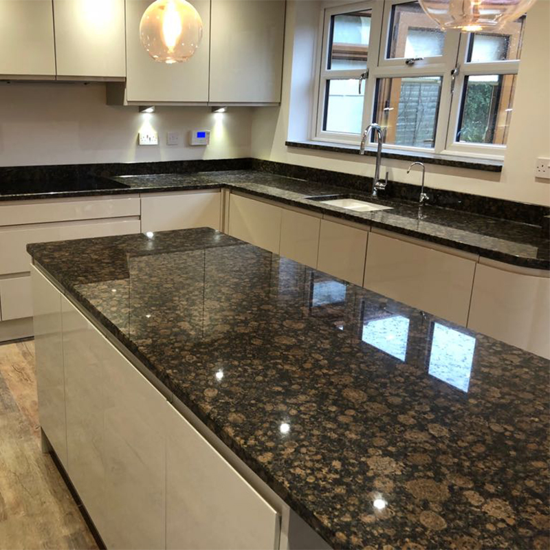 Natural Baltic Brown Granite Tiles for Bathroom Table Bench Vanity Tops
