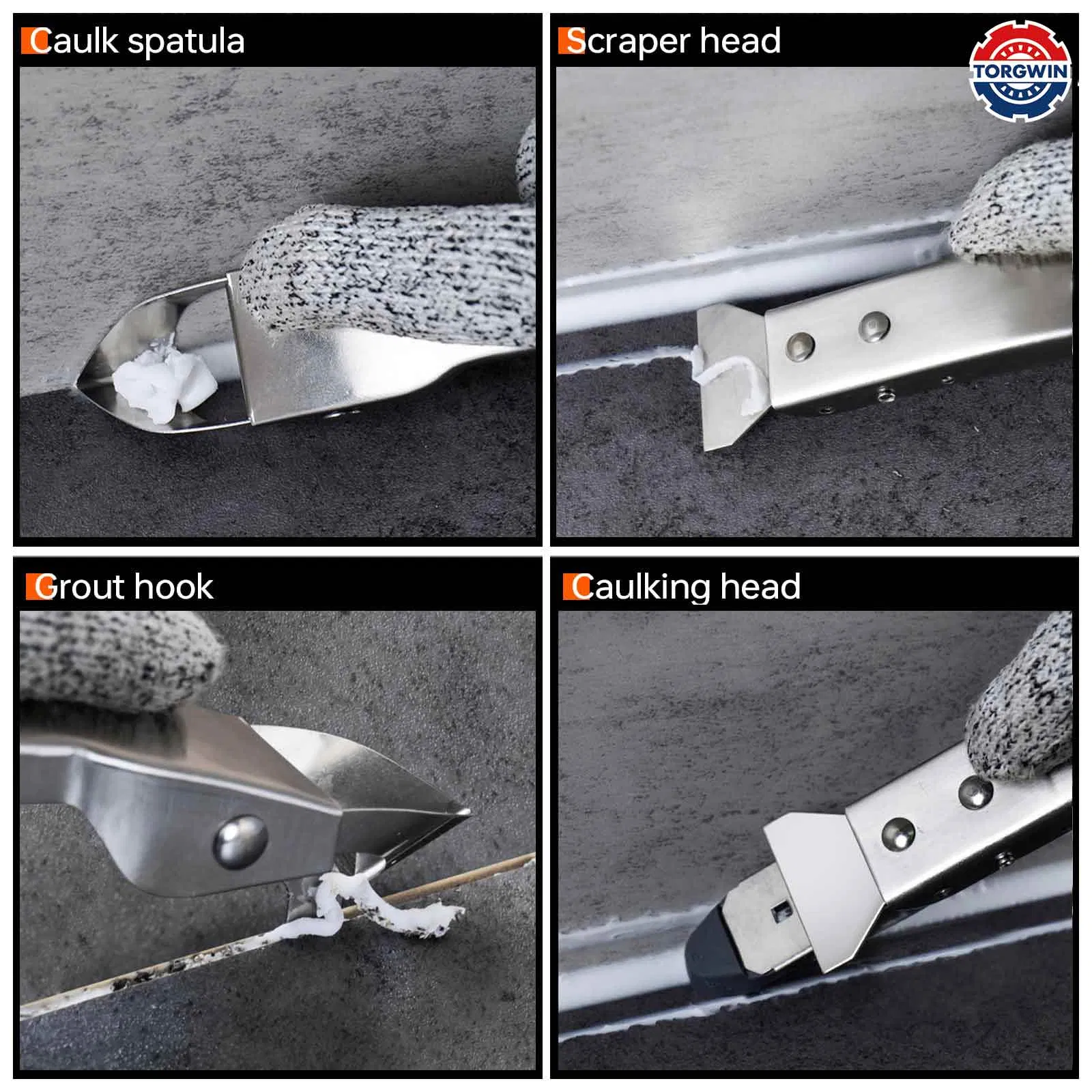 Caulk Gun Smooth Caulking Gun, Caulking Tool Kit, Silicone Gun