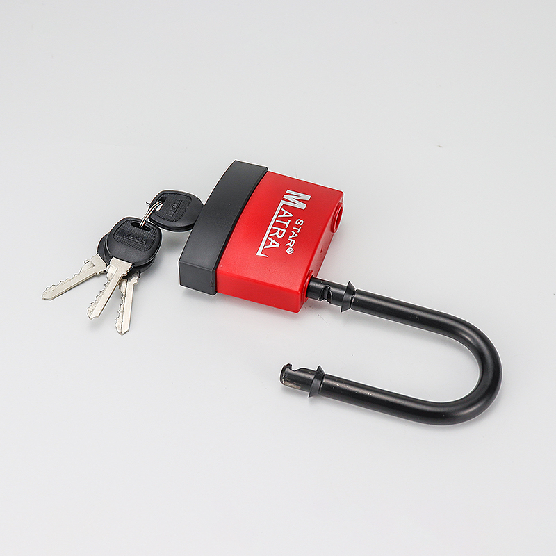 Industrial Safety Lockout Tagout Plastic-Coated Waterproof Lock Padlock