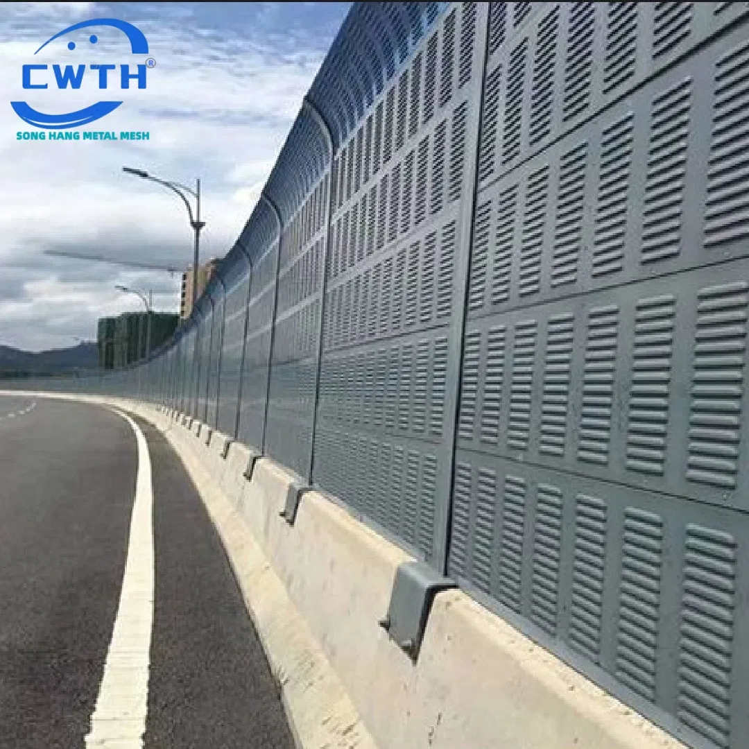 Residential Noise Barrier Walls Metal Sheet Standard Sound Barriers