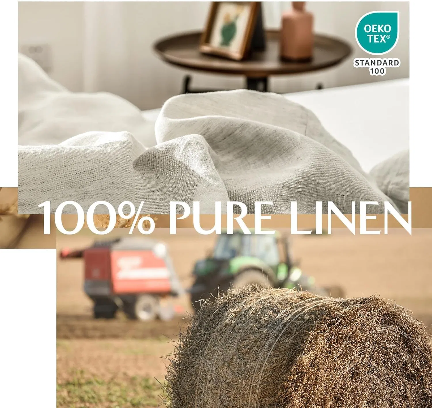 Комплект постельного белья из дышащего хлопка