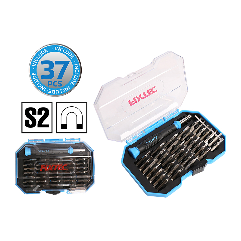Fixtec Hot Sale 37PCS Screwdriver Set Slotted Screwdrivers Set Workshop Tools Set