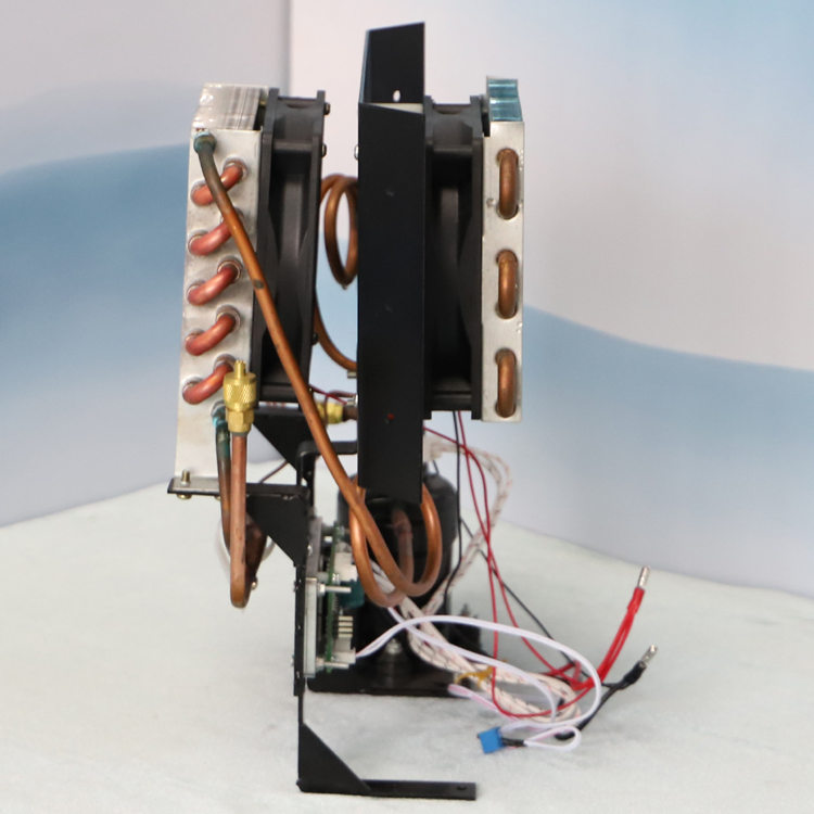 Purswave St19A DC 24V Mini Air Cooler Refrigeration Units Air Cooled Compressor Units Small Portable Air Conditioner Units Tiny Compressor