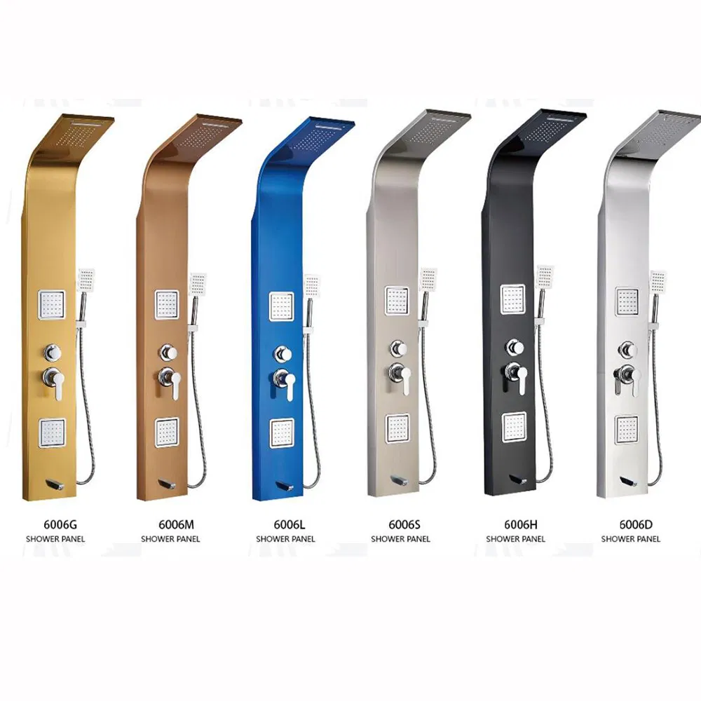 Massage Bathroom Sanitary Ware Rainfall Stainless Steel Shower with SPA Shower Panel