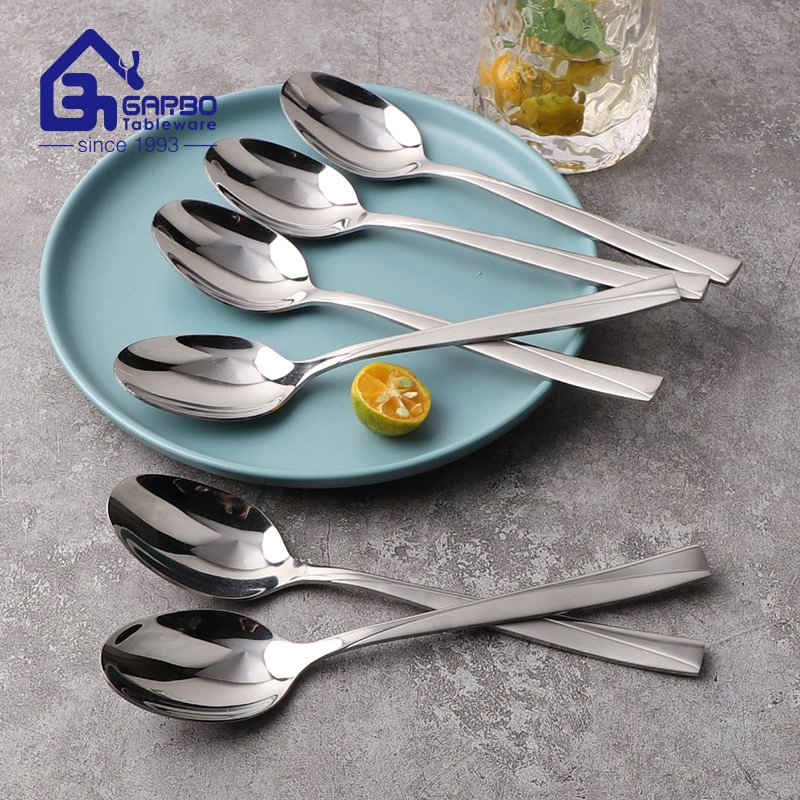 201 Stainless Steel Cutlery Set 33PCS Dinner Set with Cutlery Soup Spoon Kitchenware with PVC Box Serving Tableware Set