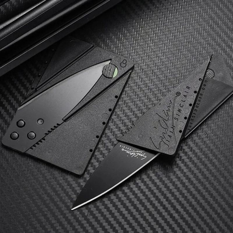 Compact Credit Card Knife - Folding Pocket Tool for Everyday Use