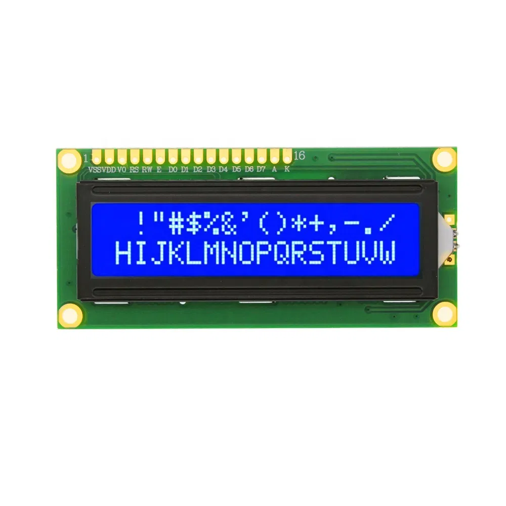 Монохромный LCD дисплей STN 16X02, 0.96 дюйма