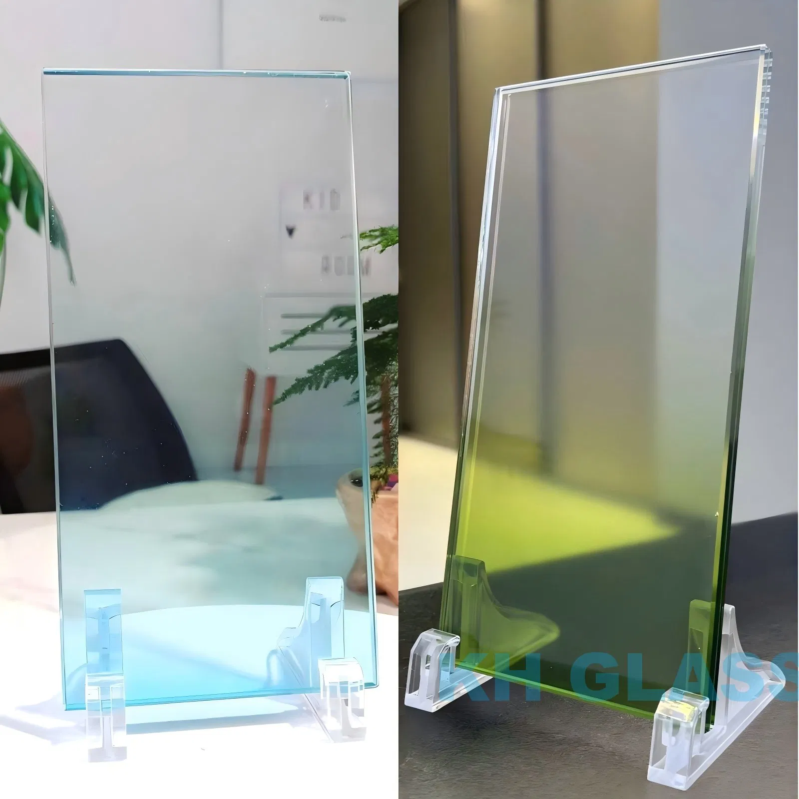 Factory Frosted Art Glass with Intricate Acid Etching Design for Modern Interiors
