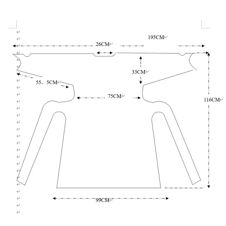 Disposable 45g CPE Plastic Waterproof Apron Gown with Sleeves