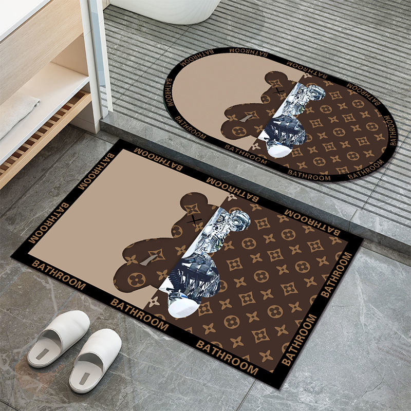 Quick Absorbent Water Diatomite Stone Bath Mat Instant Dry Custom Stone Bath Mat for Bathroom Non Slip