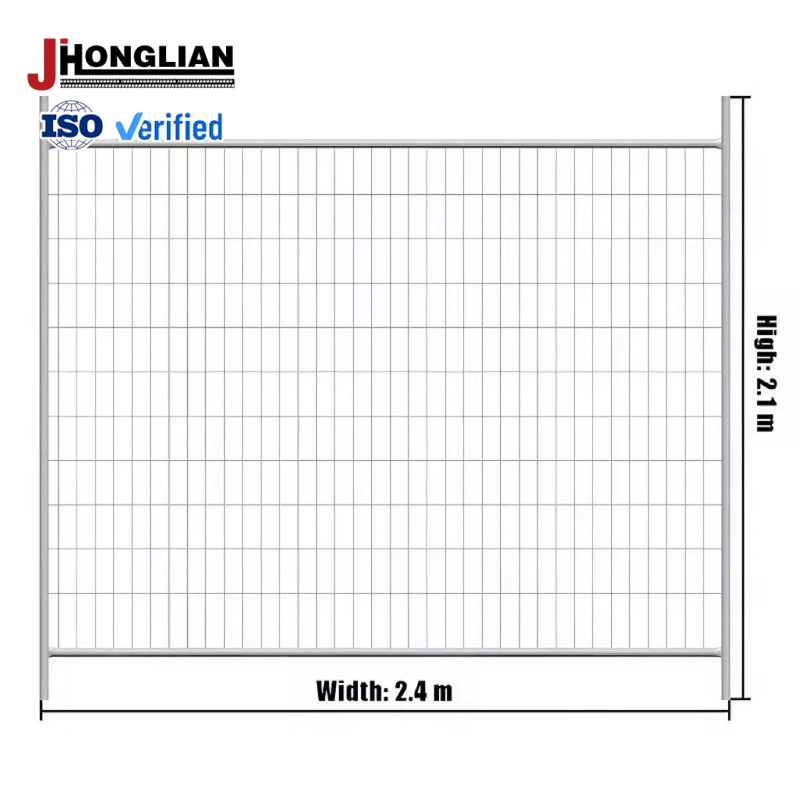 Portable Temporary Fence Conveniently Set up for Quick Deploymen