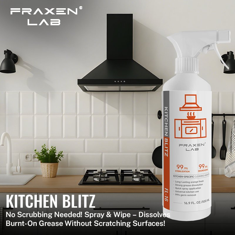 China Direct Wholesale Market New Product Household Kitchen Cleaner Cleaning Product Oil Stain Cleaner for Stoves, Ovens, Grills