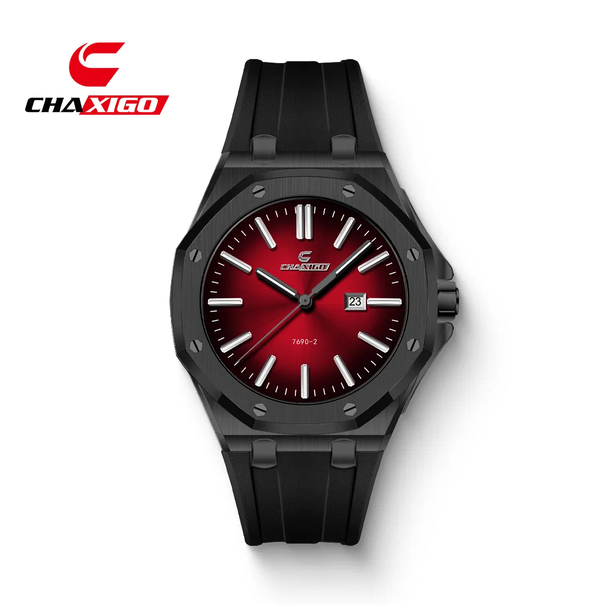 Chaxigo Classic Men's Automatic Quartz Watch Sapphire Crystal Mirror Scratch-Resistant