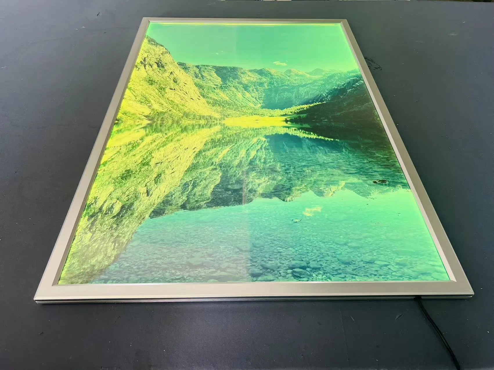 Remote Control Color Change Viewing Advertising Snap Light Box RGB Photo Frame