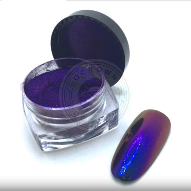 Blueberry Mirror Chrome Chameleon Mirror Manicure Pigment