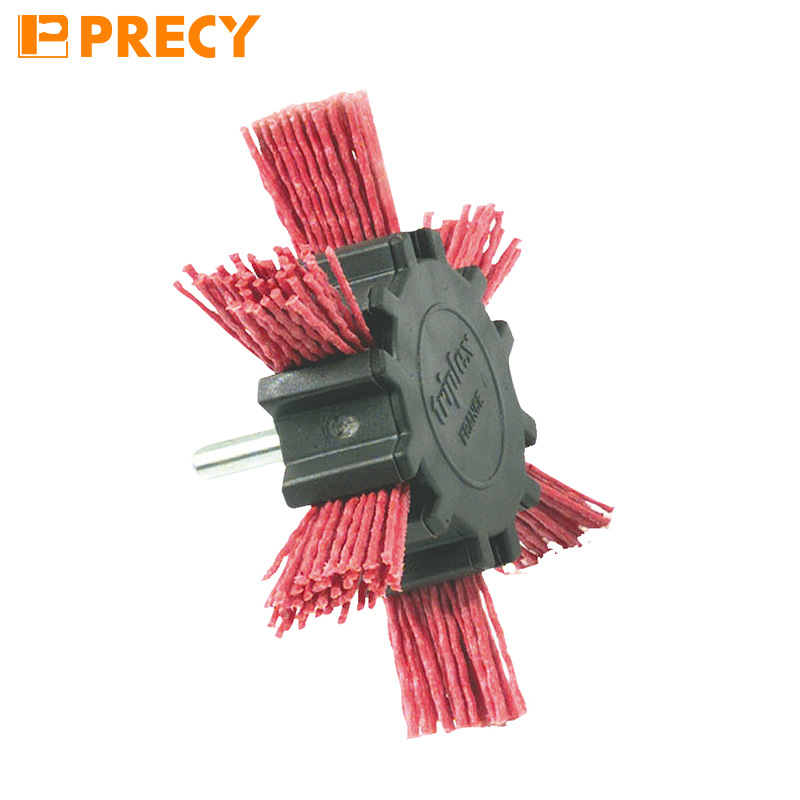 Нейлоновая щетка-веер для дрели, 100мм