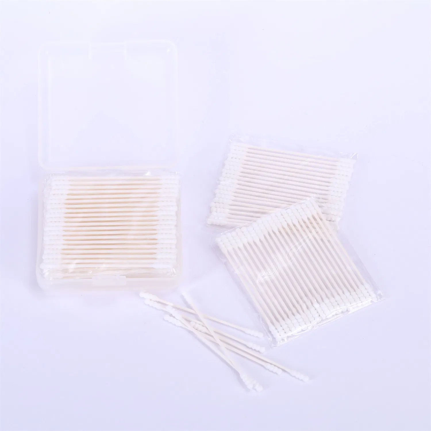 Bebe Double Spiral Head Cotton Swabs Disposable Super-Fine Paper Stick Cotton Buds for Traveling