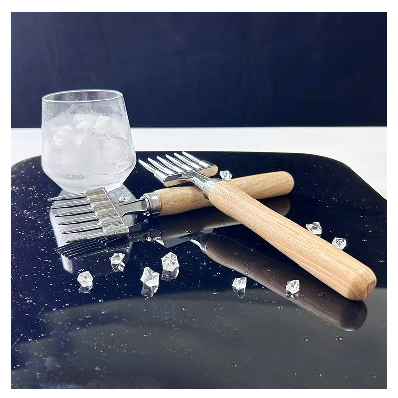 High Quality Hot Aluminium Alloy Six Pronged Ice Pick Muddler Durable Home Use Bartending Set Direct Manufacturer Sale