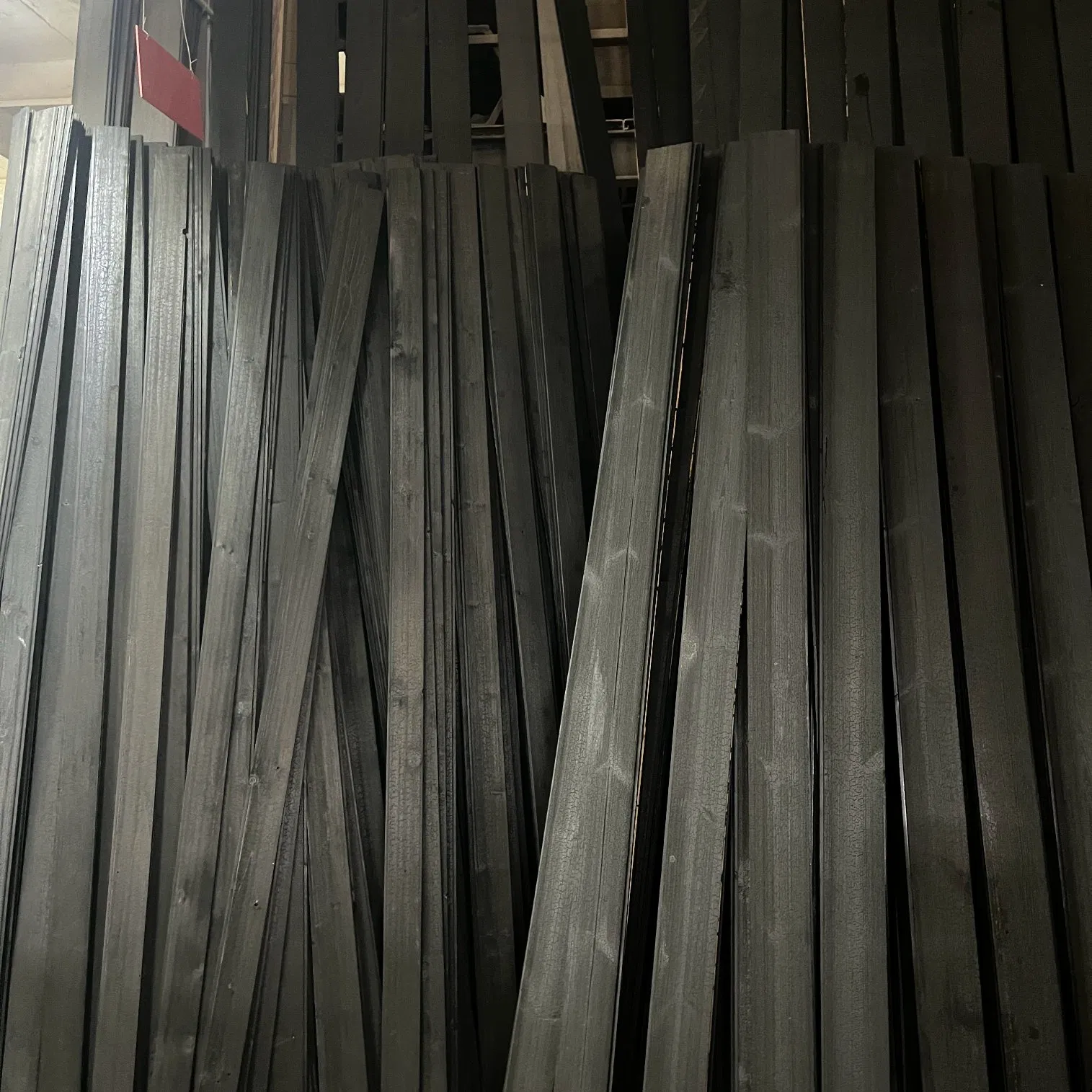 Matte Finish Charred Shou Sugi Ban Timber Exterior Wall Panels