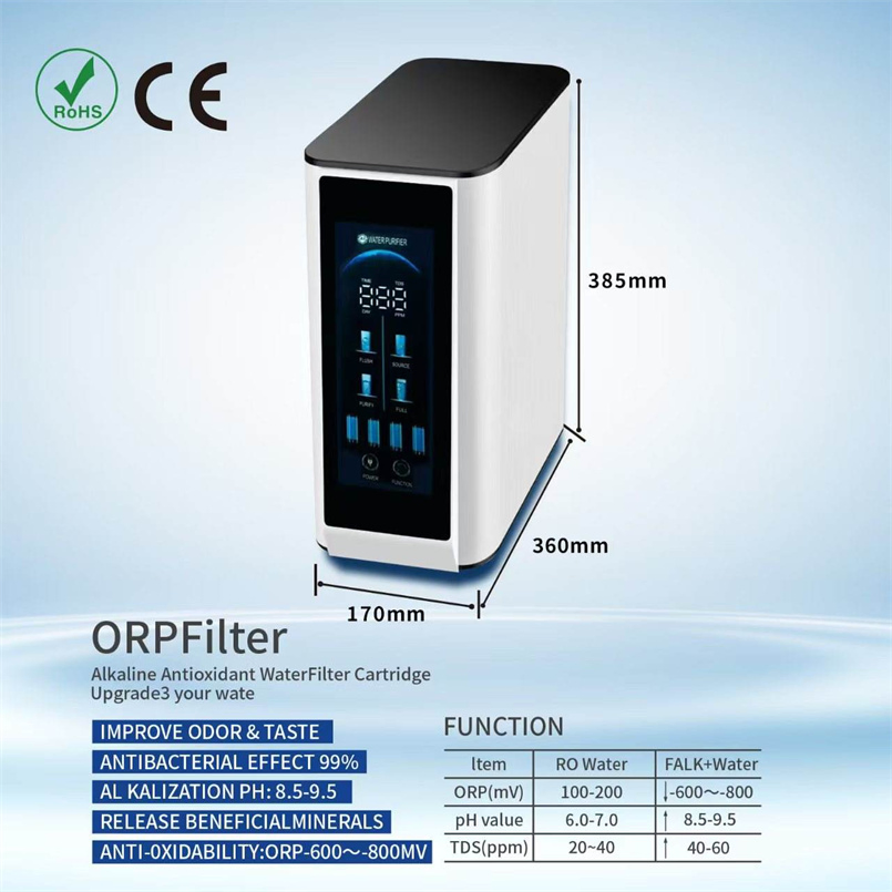 Фильтр для воды 5 ступеней с двумя кранами, тихий