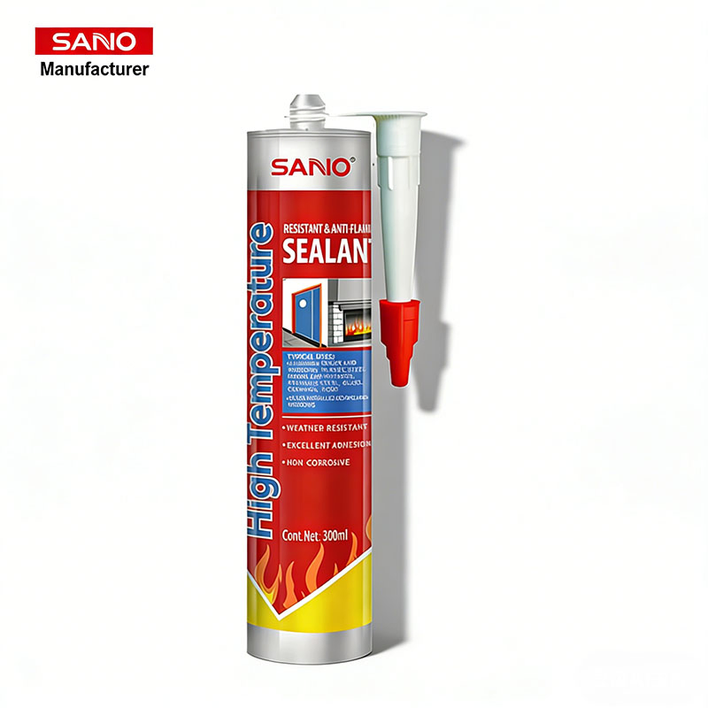 High Temperature Silicone 300ml Fire Proof Neutral Silicone Sealant