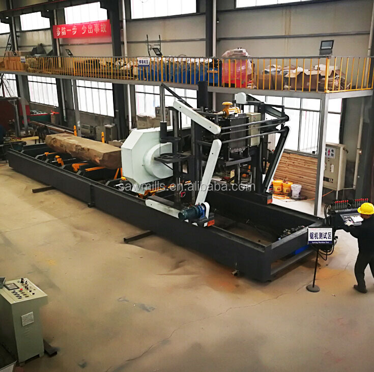 Ленточная пилорама портативная для бревен