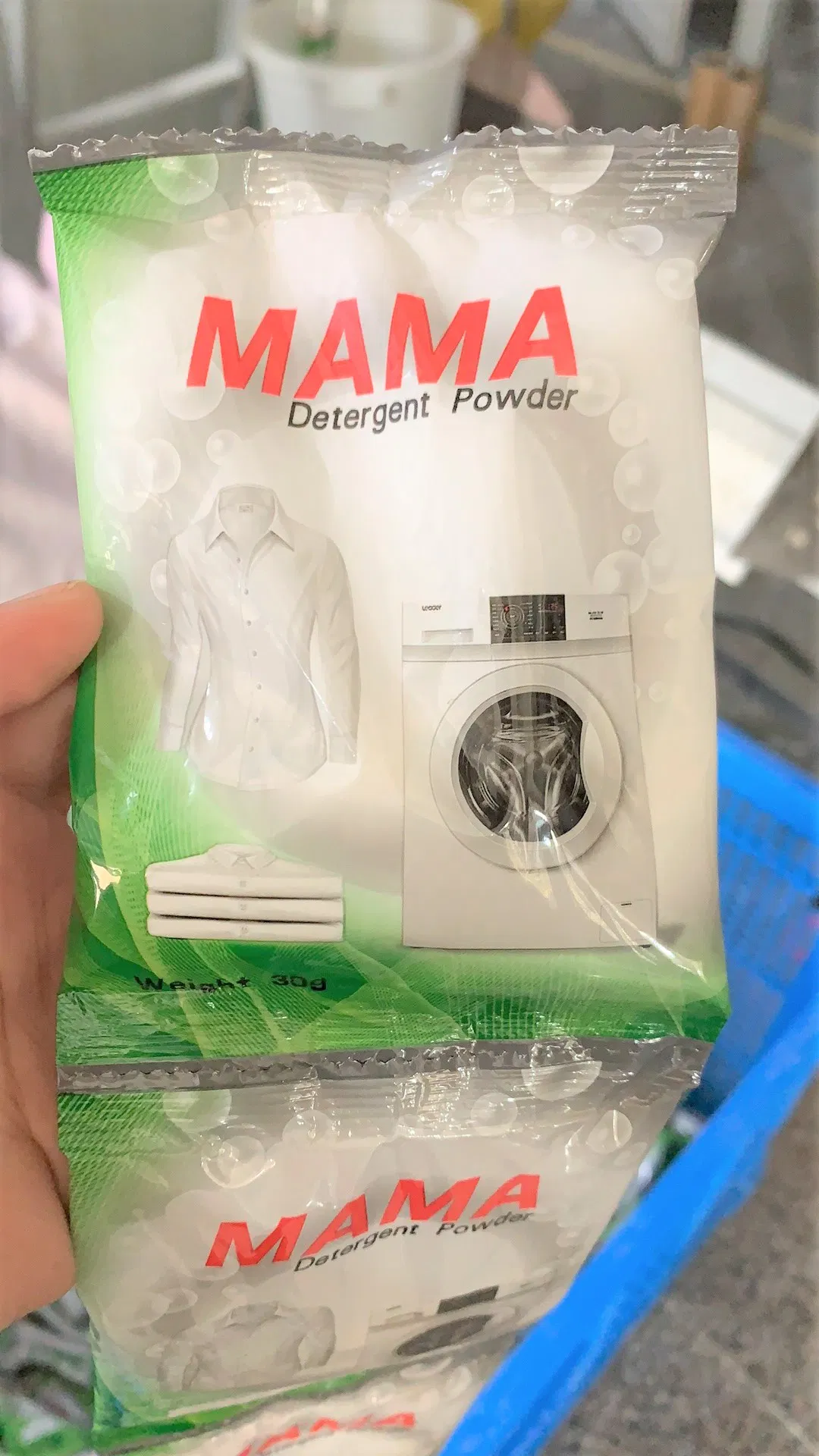 2022 Hot Selling High Foam Washing Powder Laundry Detergent 30g Small Sachet Washing Powder for South Africa