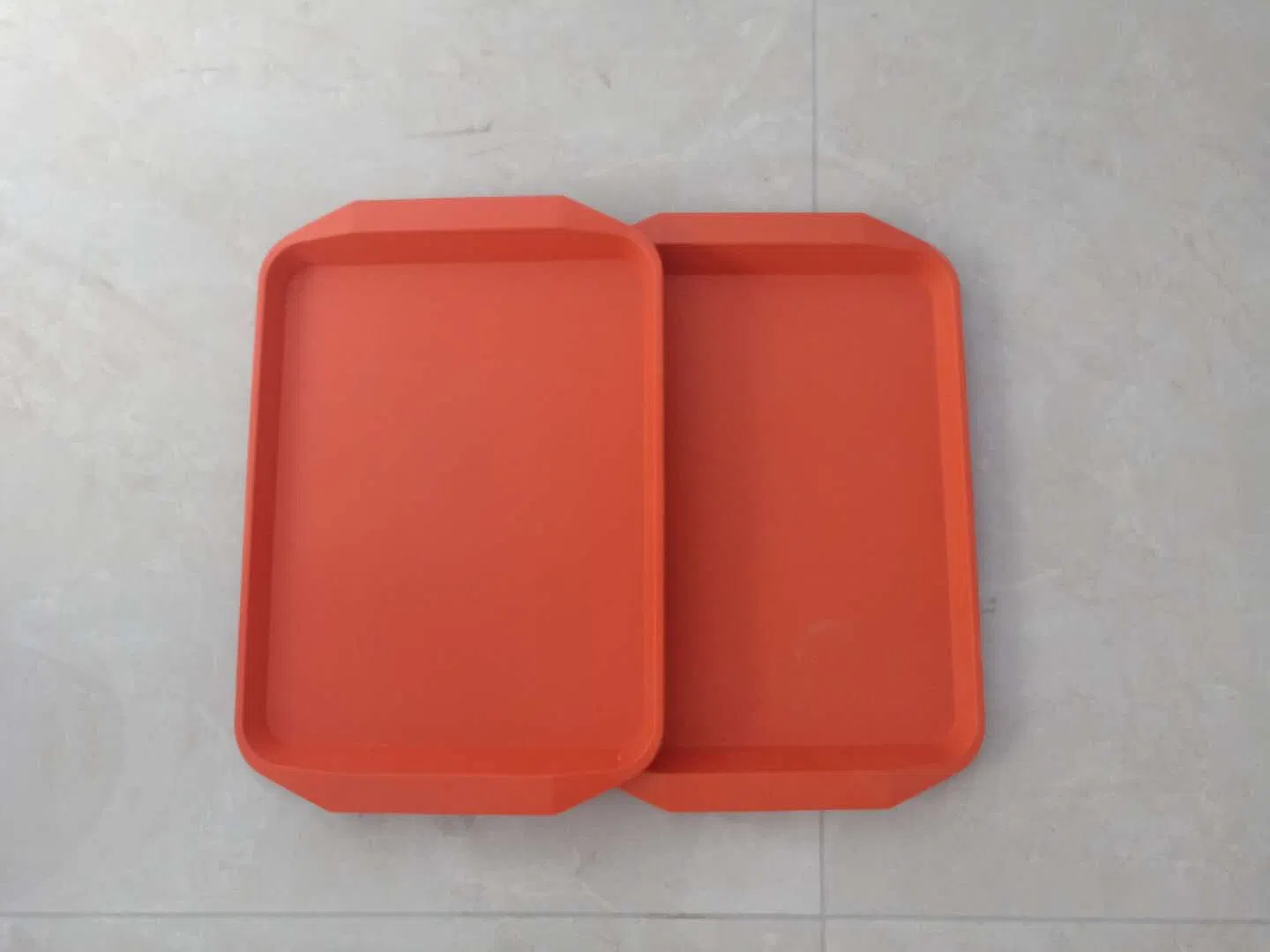Plastic Tableware with PP Recycled Material Factory Price Brown Color 31cm*22.5cm*3cm