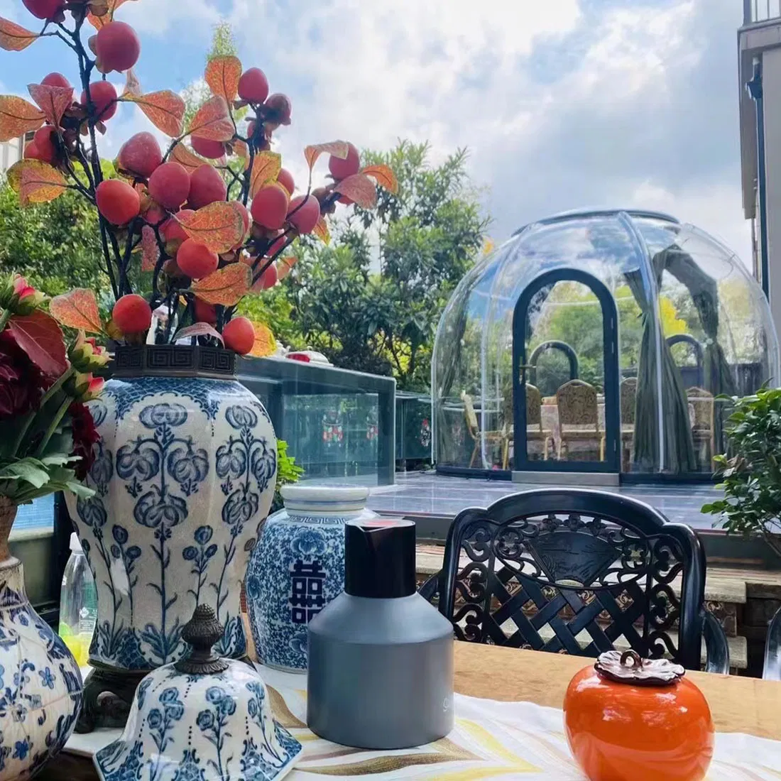 Polycarbonate Outdoor Camping Transparent Tent Polycarbonate Dome House