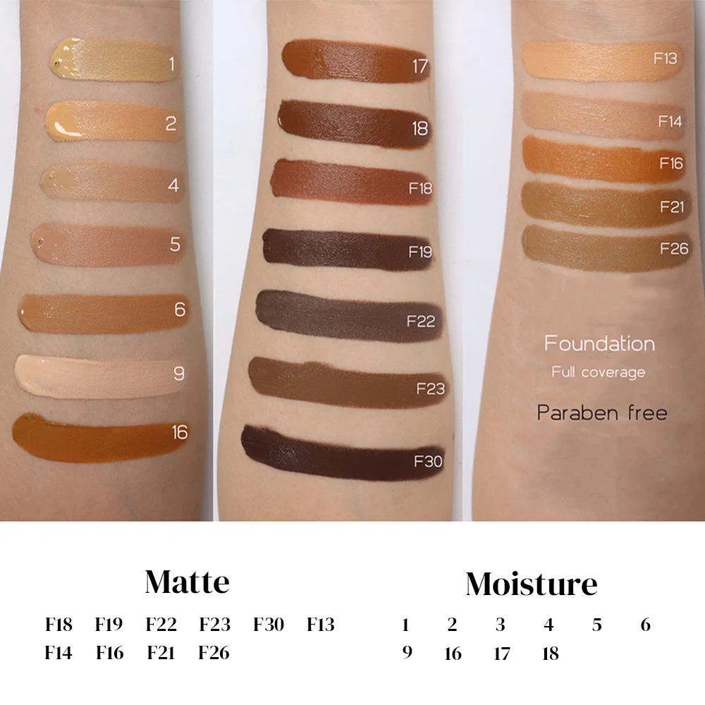 Private Label Full Coverage Foundation: Waterproof & Cruelty-Free