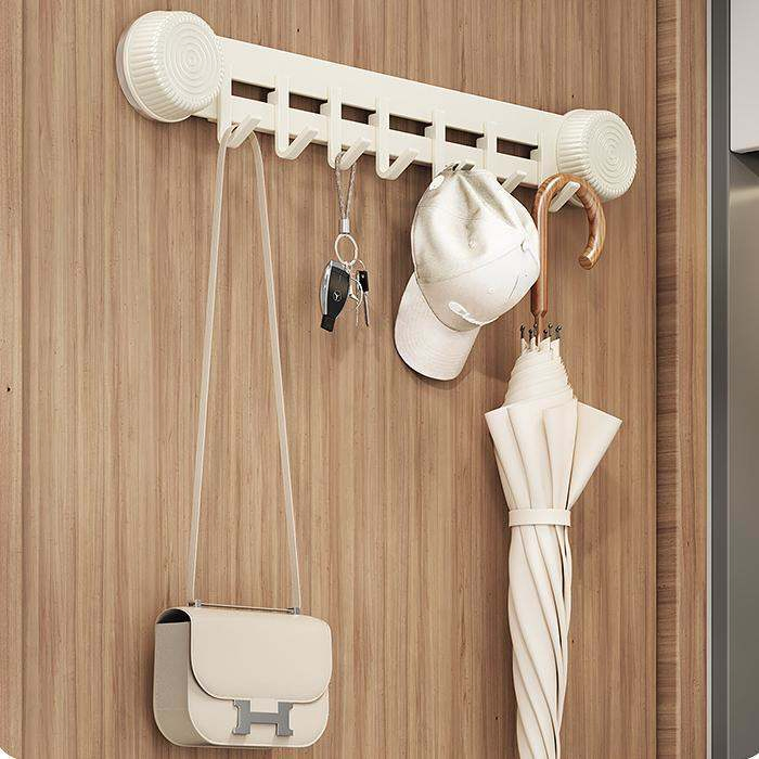 Strong Suction Cup, No Punching, Kitchen Bathroom Adhesive, One Row Hook