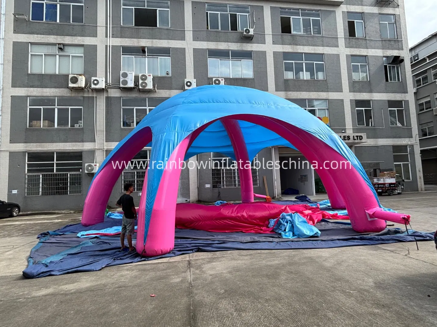Dome-Shaped Inflatable Tent for Outdoor Events and Commercial Brand Exhibition Activity