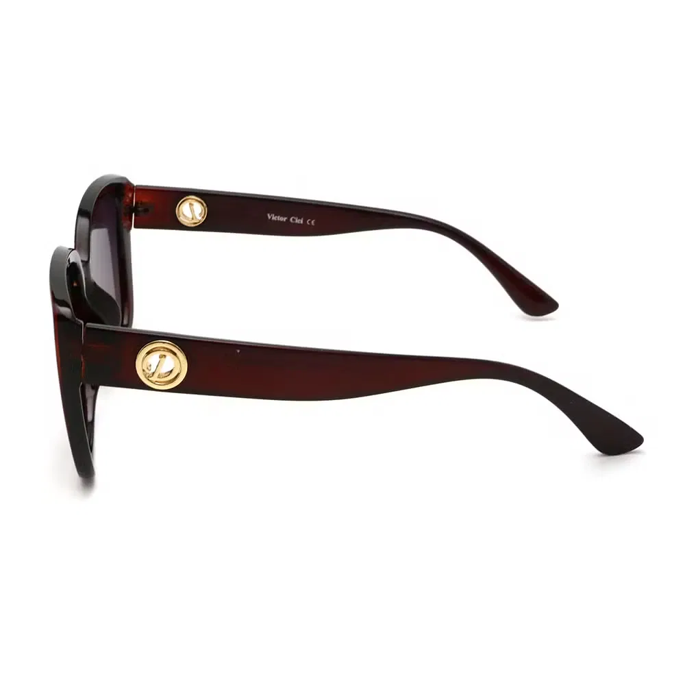 Small Frame Polygonal Sunglasses with a Sense of Luxury, Fashion, and Versatility. Optical Flat Lens