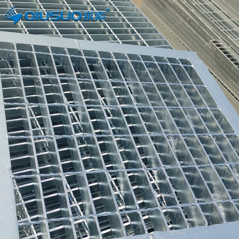 Powder Coated Galvanized Steel Bar Grating Trench Drain Grate or Floor Grating Used for Apartment