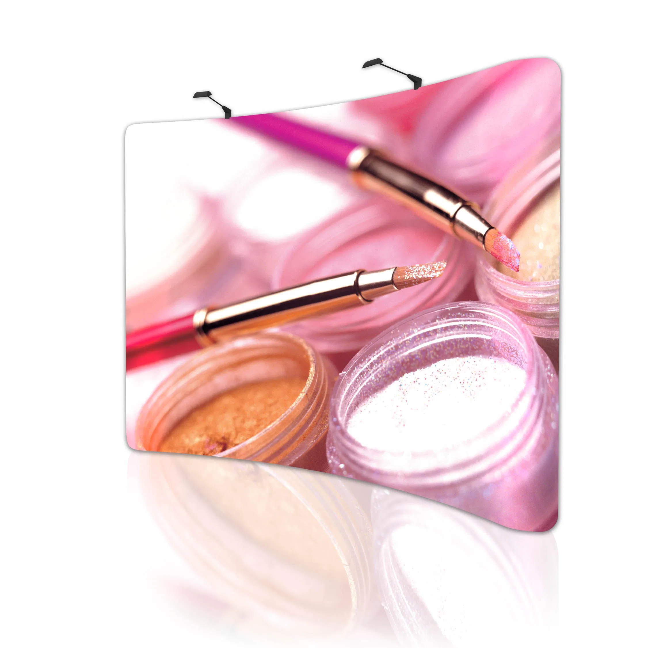 10FT Curved Tension Fabric Ez Tube Expo Display Banner Stand