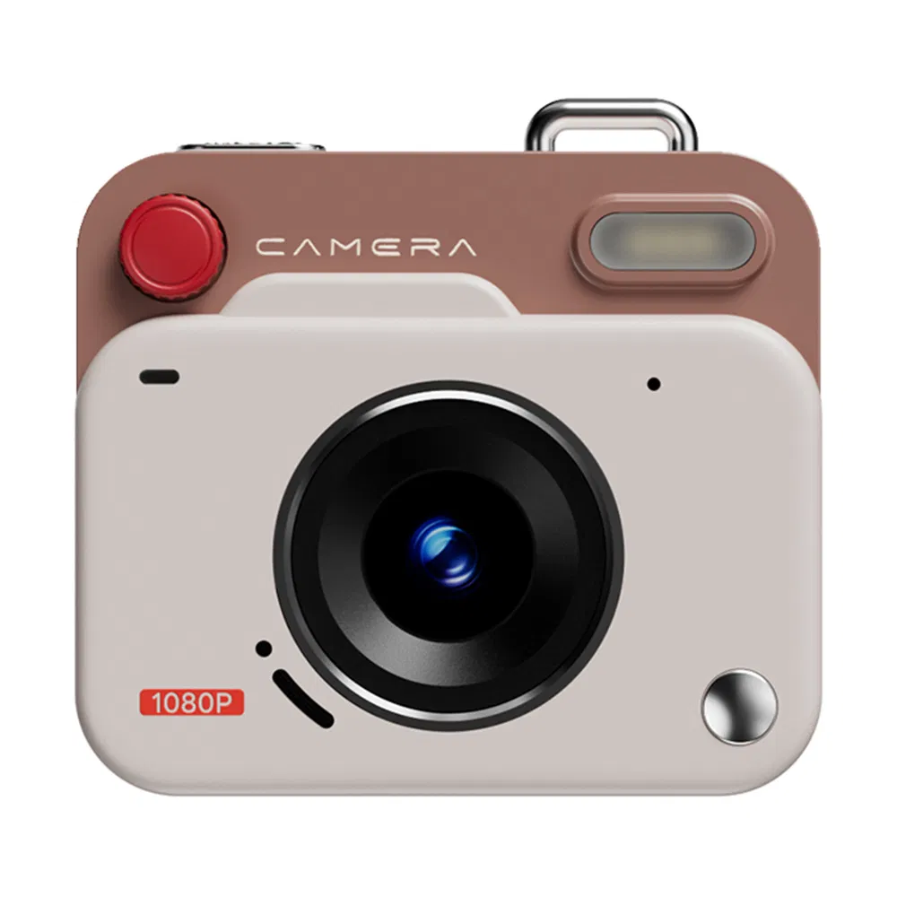 Y6000 Mini Keychain Retro Camera HD 1080P 48MP Tiny Pocket Size Photo Video for Travel Study Recording