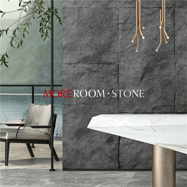 Натуральный грифельный камень Mushroom 3D для стен