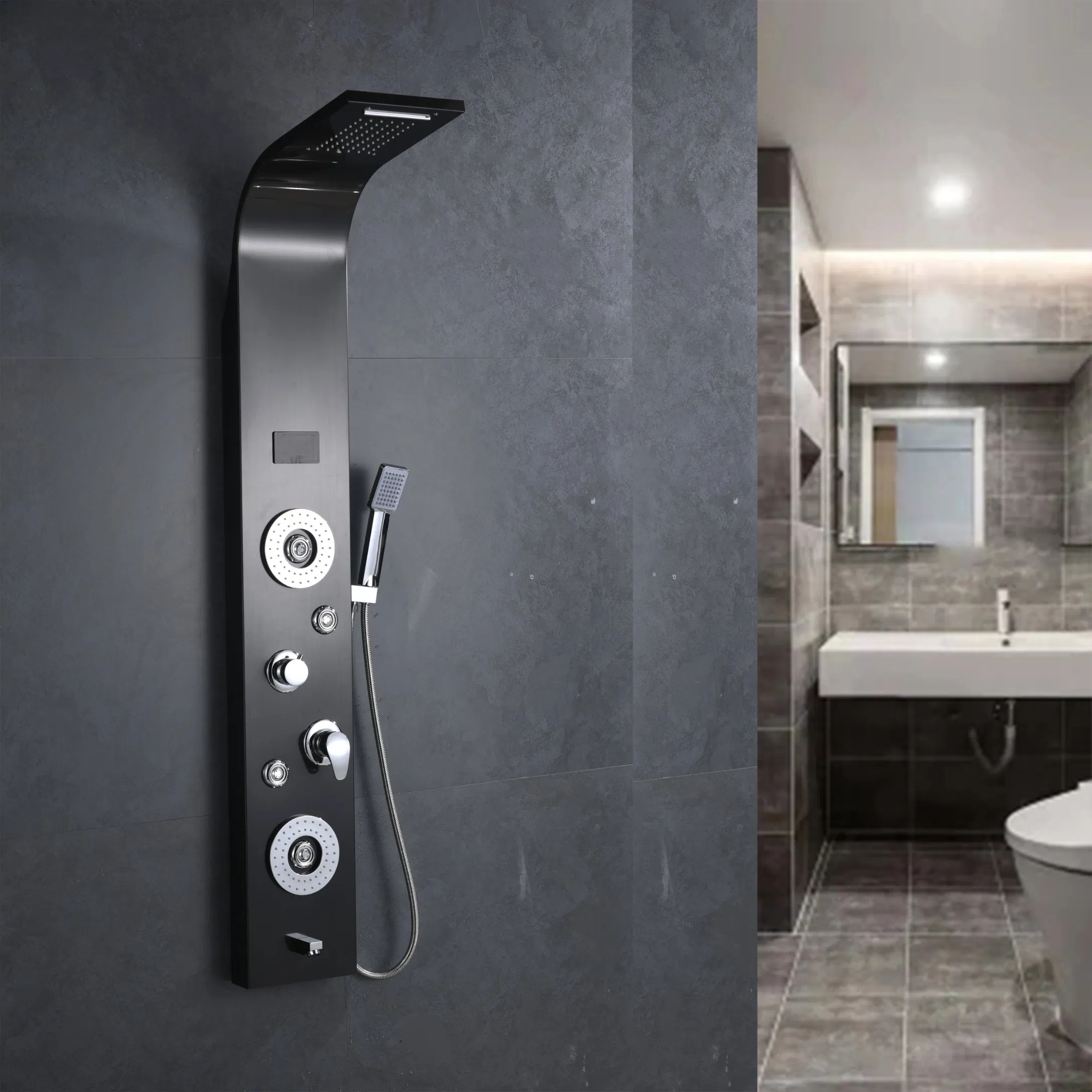 New Arrival Display Multi-Functions 304SUS Shower Panel