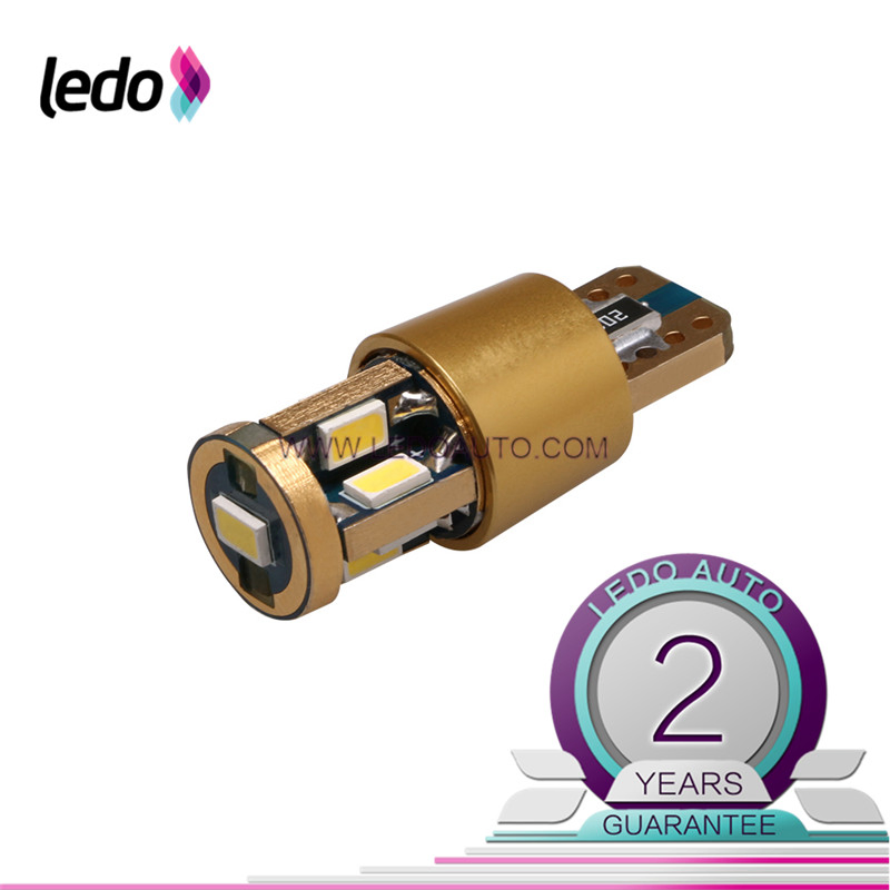 Светодиодная лампа T10 W5W для авто, 9 чипов