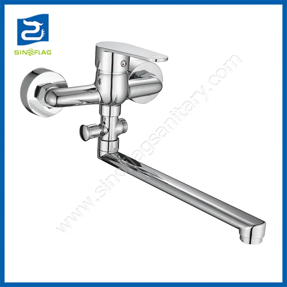 Longer Hot and Cold Water 4 Way Shower Mixer in Bathroom